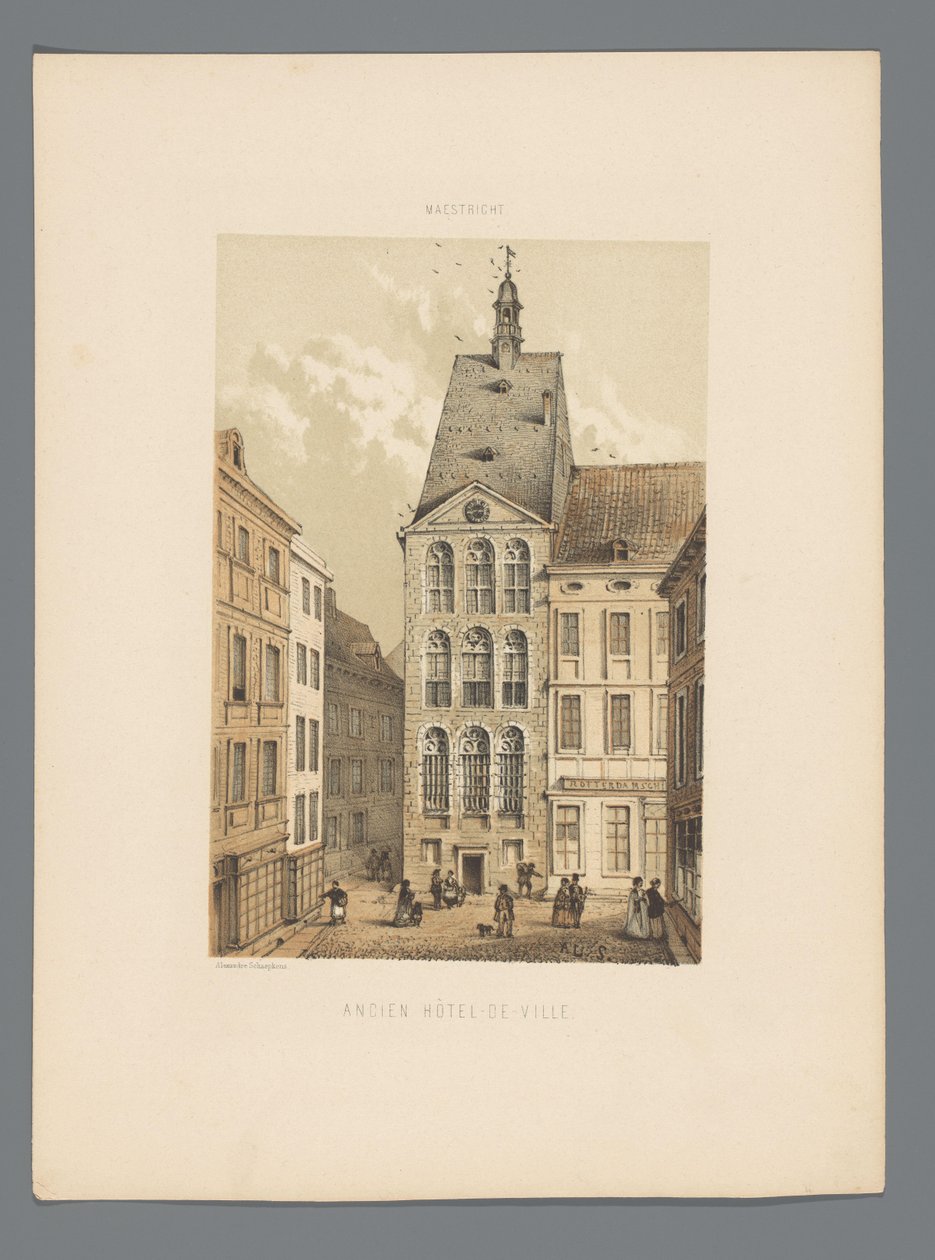 Old Town Hall in Maastricht by Alexander Schaepkens