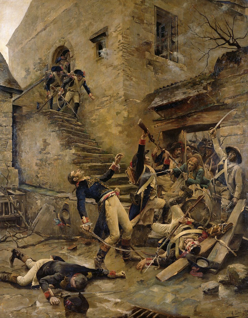 Death of General Beaupuy by Alexandre Bloch