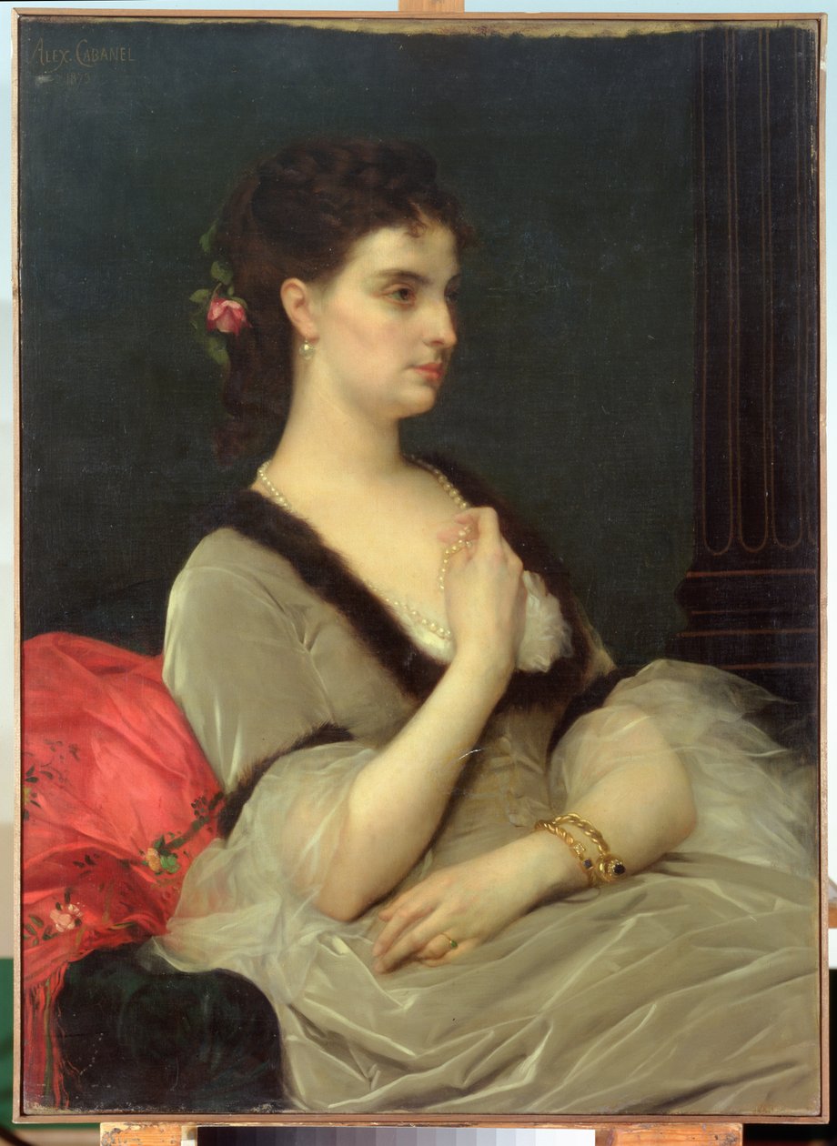 Portrait of Countess E.A. Vorontova-Dashkova, 1873 by Alexandre Cabanel