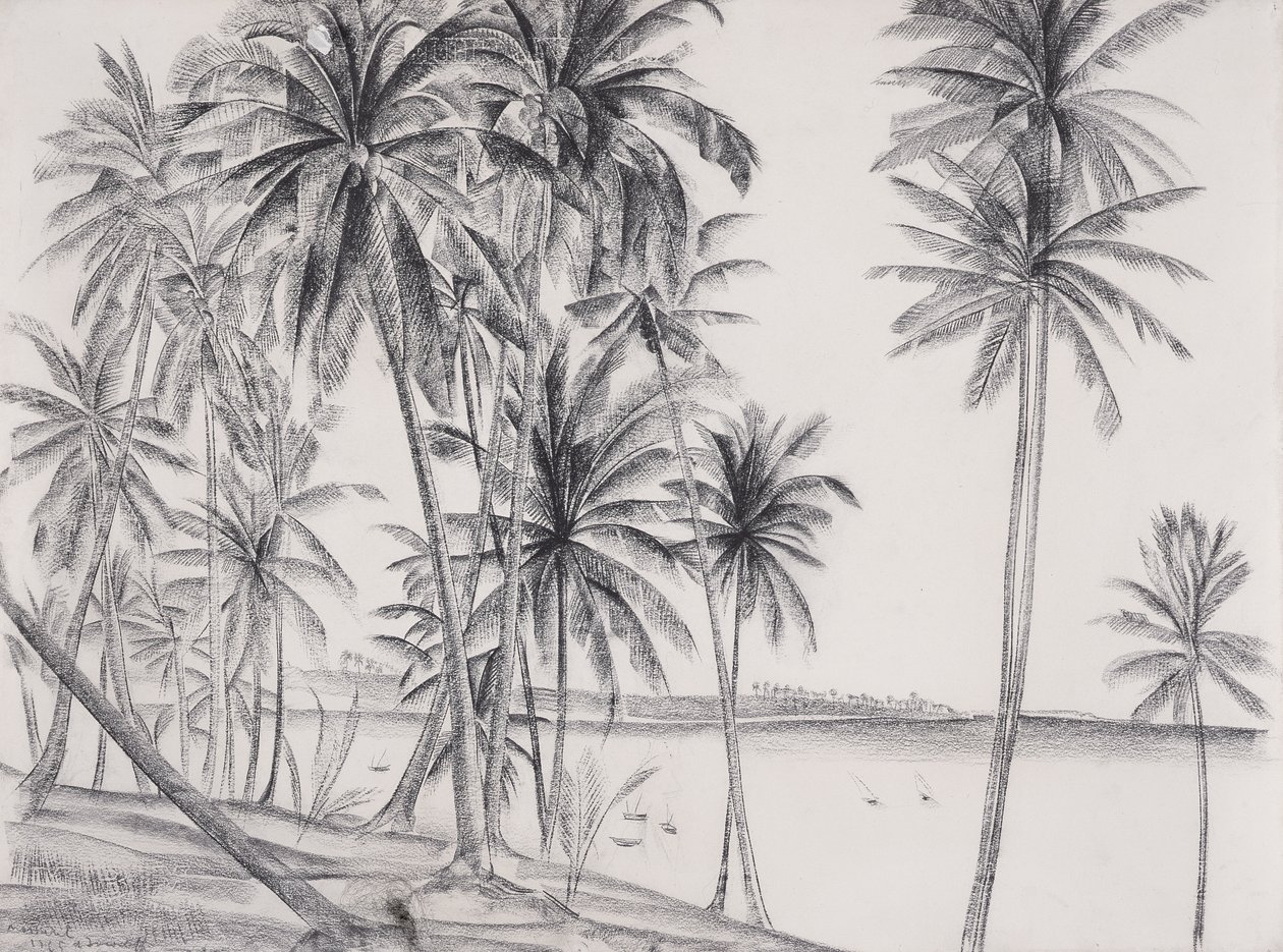 Mossuril, Mozambique, 1925 by Alexandre Iacovleff