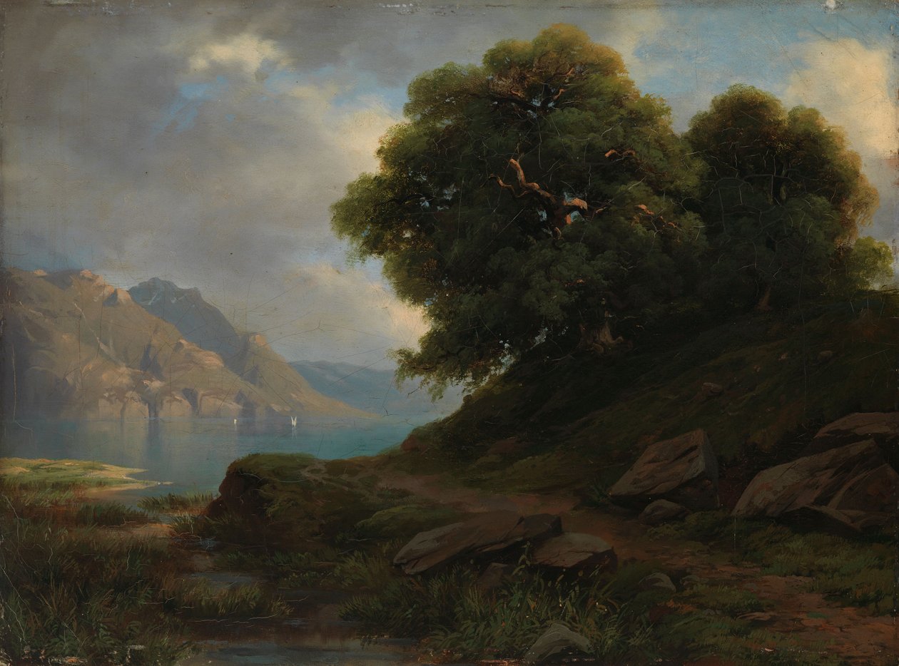 Alpine Landscape by Alexandre Calame