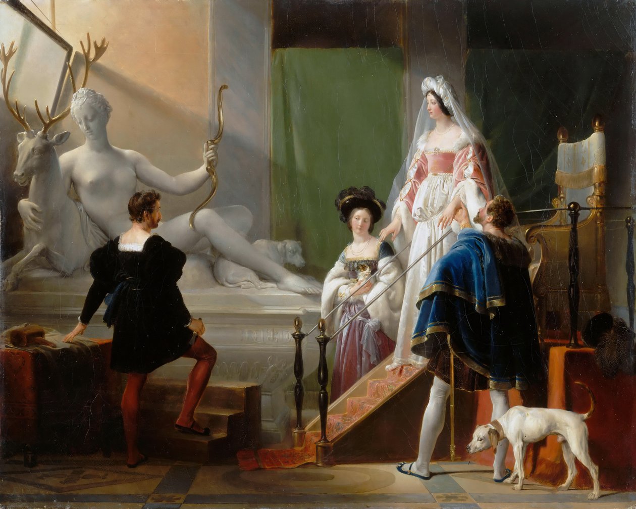Diane de Poitiers Visiting Jean Goujon