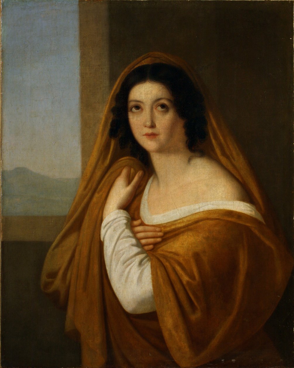 Portrait of Princess Yevdokia Avdotya Ivanovna Golitsyna, née Izmaylova by Alexei Yegorovich Yegorov