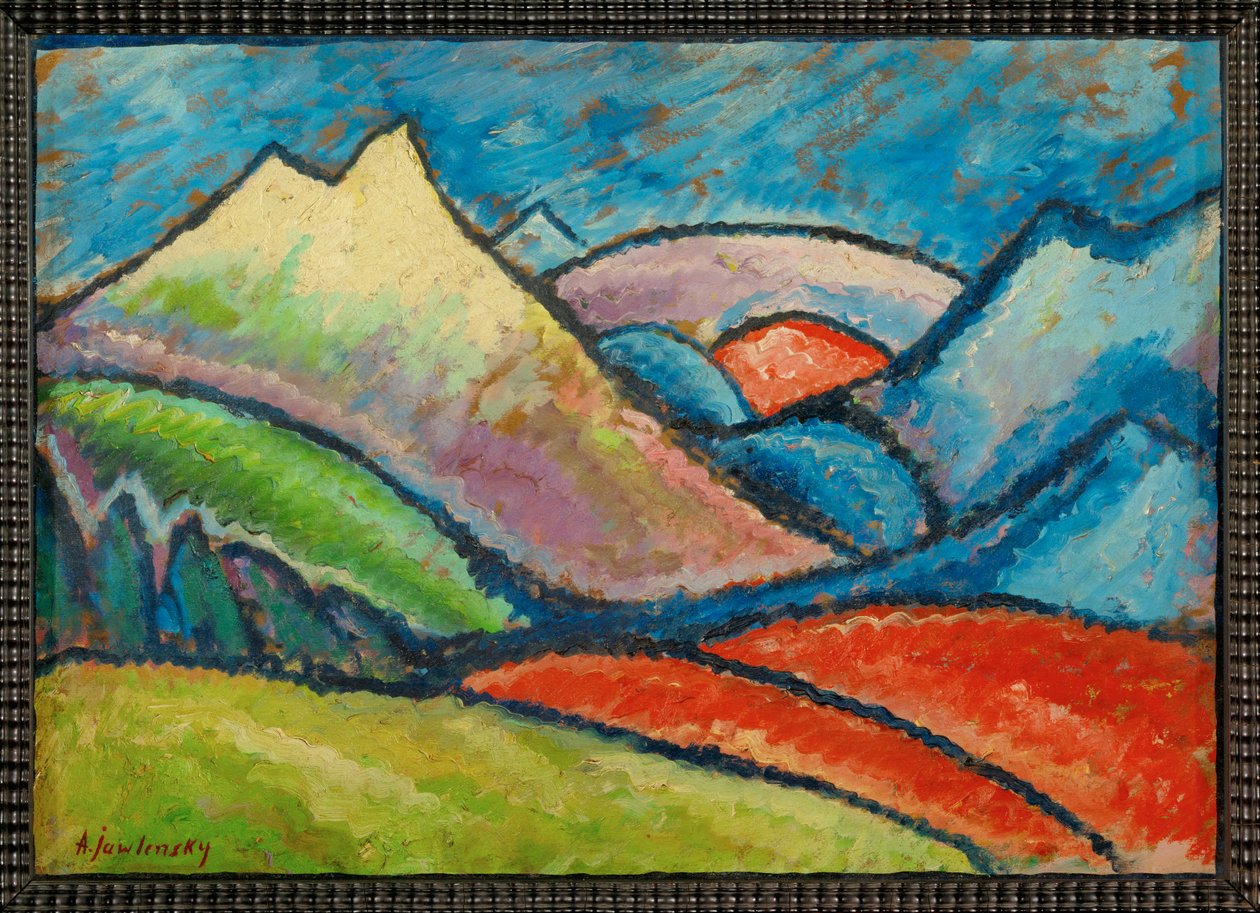 Landscape Oberstdorf by Alexej von Jawlensky