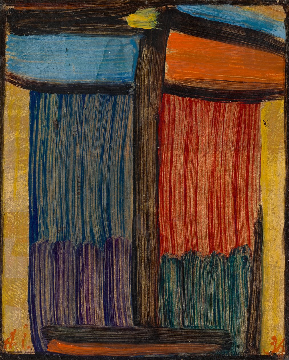 Meditation on Gold Background by Alexej von Jawlensky