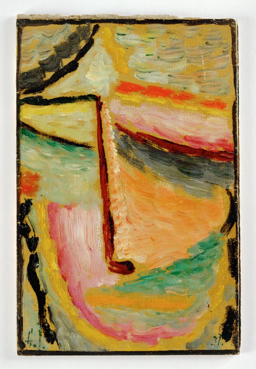 Small abstract head by Alexej von Jawlensky