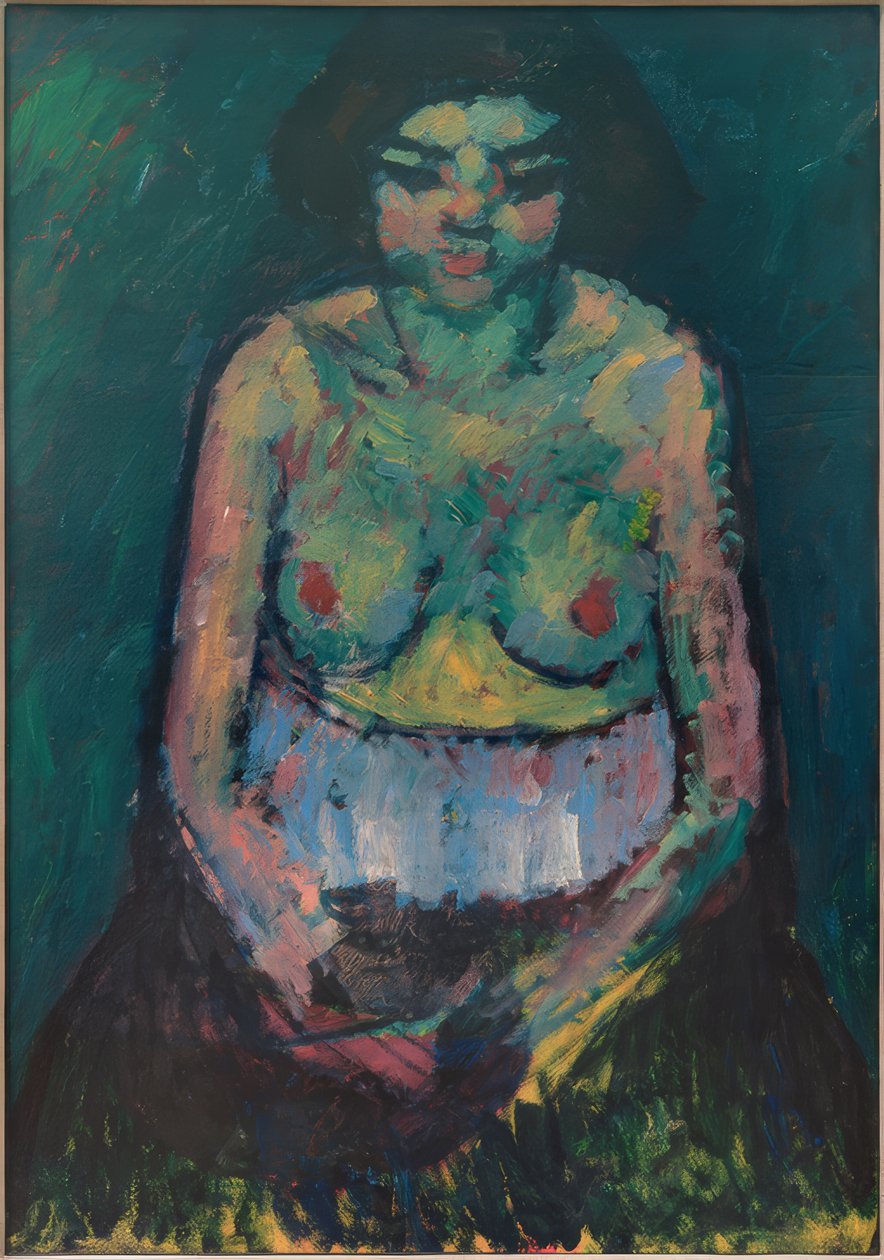 Female Half-Nude by Alexej von Jawlensky