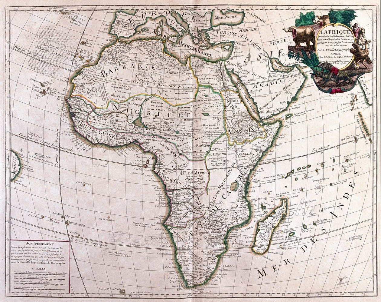 Africa by Alexis Hubert Jaillot
