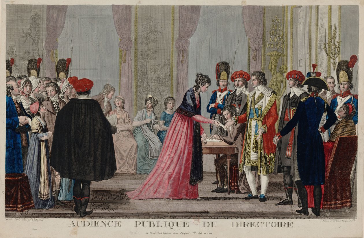 International Directory of 18th Century… Public Audience of the Directory, ca 1797