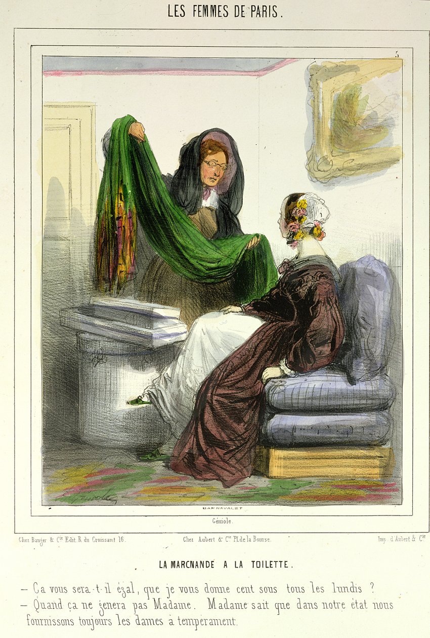 The Cloth Seller, Plate 5 from 