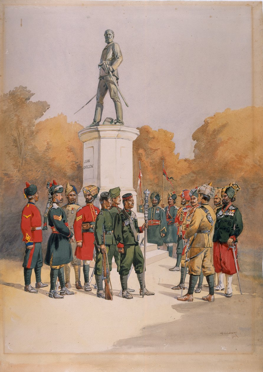 Corps Present at the Siege and Assault of Delhi, 1857, 1911 by Alfred Crowdy Lovett