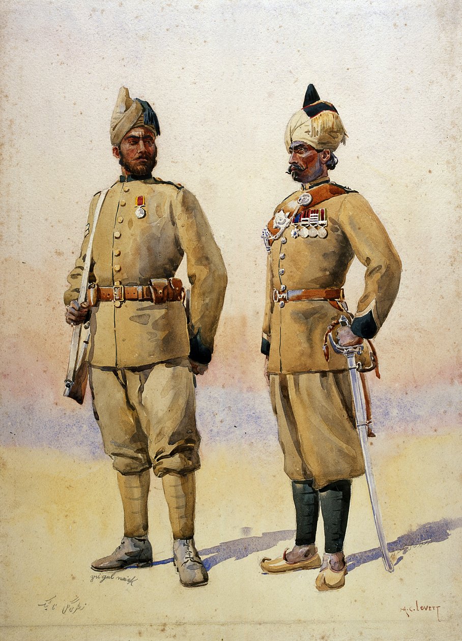 Soldiers of the Frontier Force, illustration from 