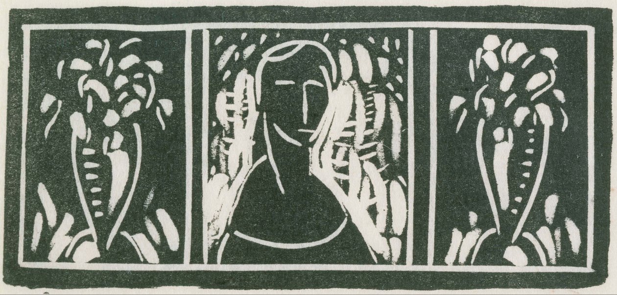 Linoleum Cut with Tribute by Sherwood Anderson by Alfred Henry Maurer