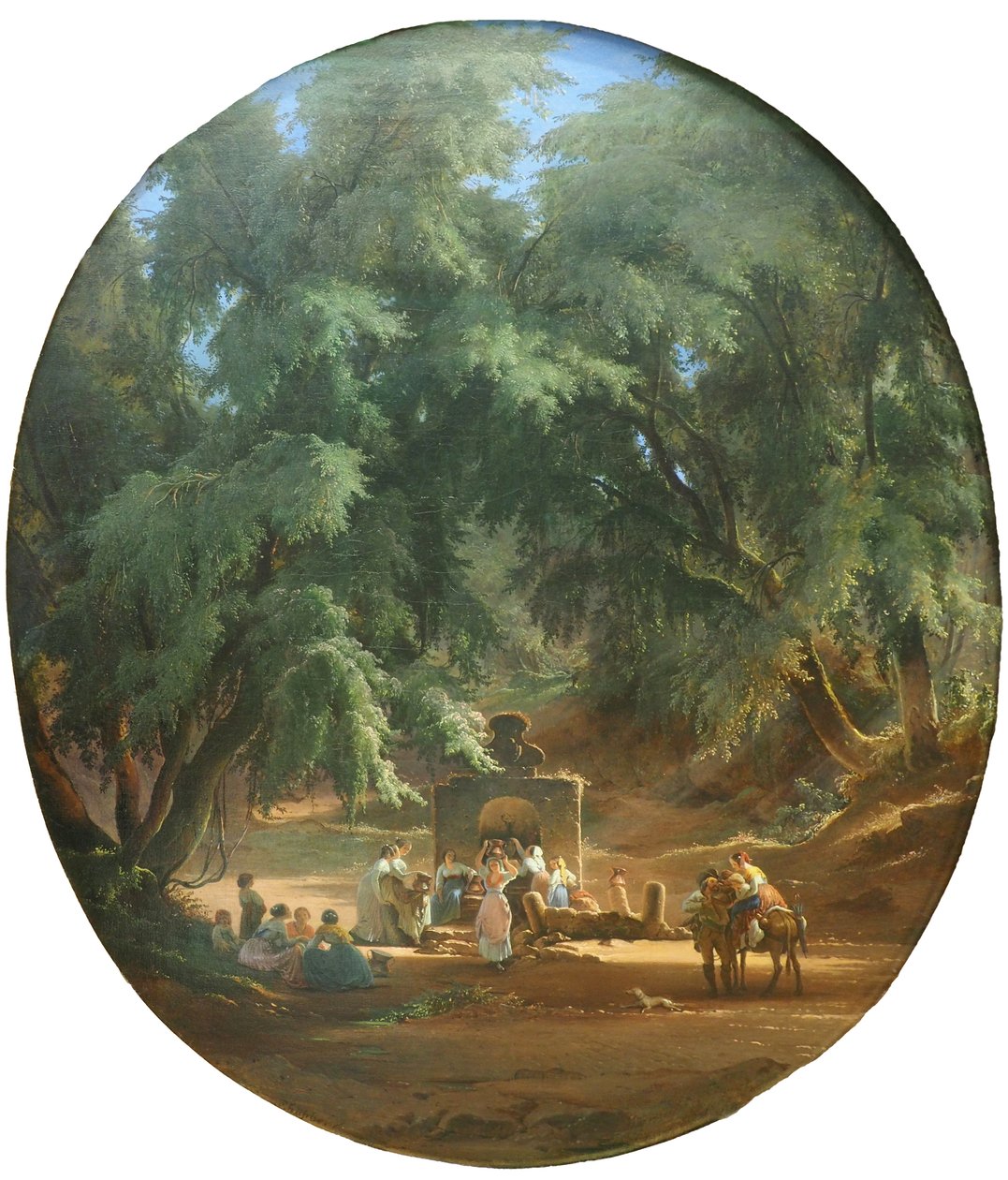At the Forest Well by Alfred von Schüssler
