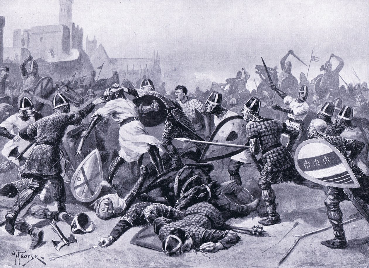 Stephen taken prisoner at Battle of Lincoln AD1141, 1920