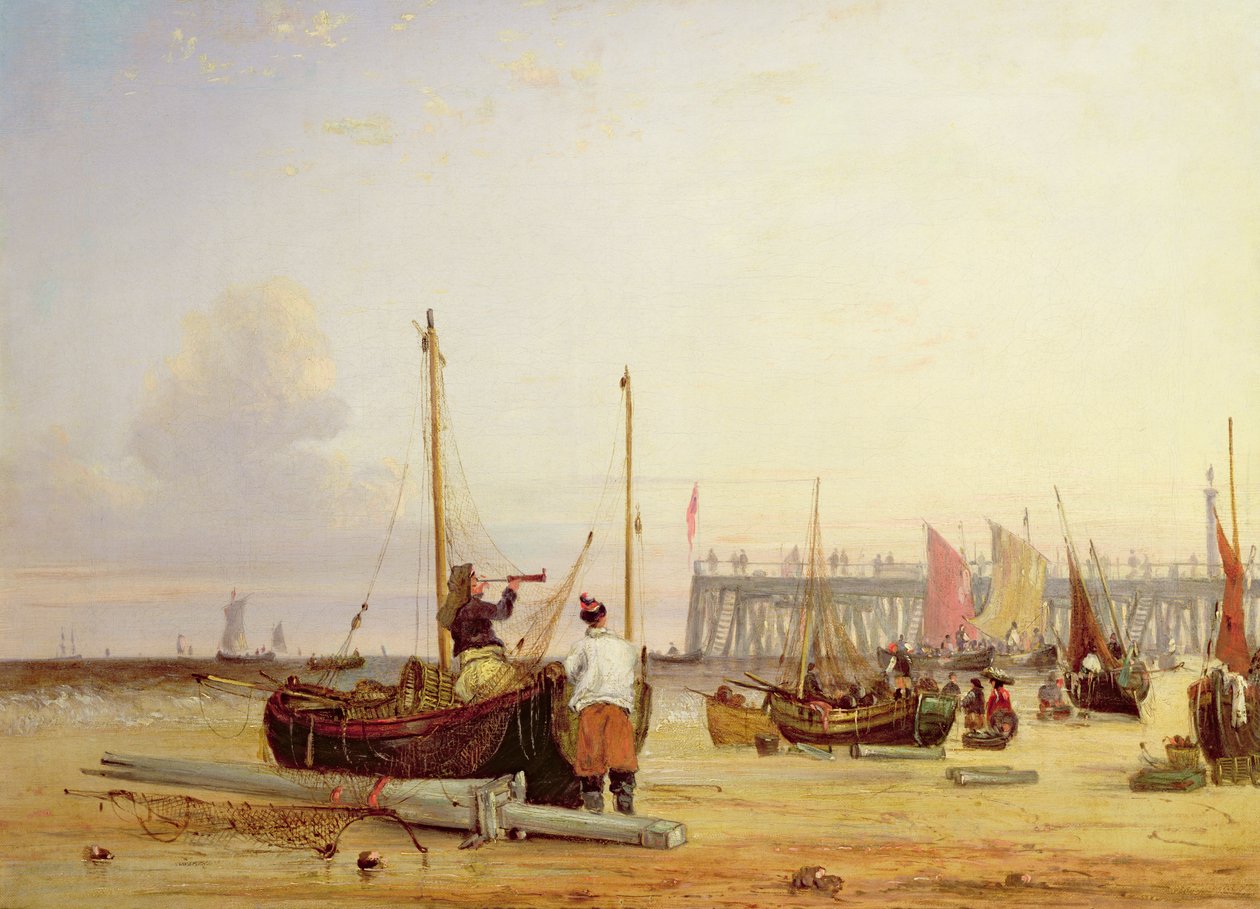 Yarmouth Jetty, Isle of Wight by Alfred Stannard