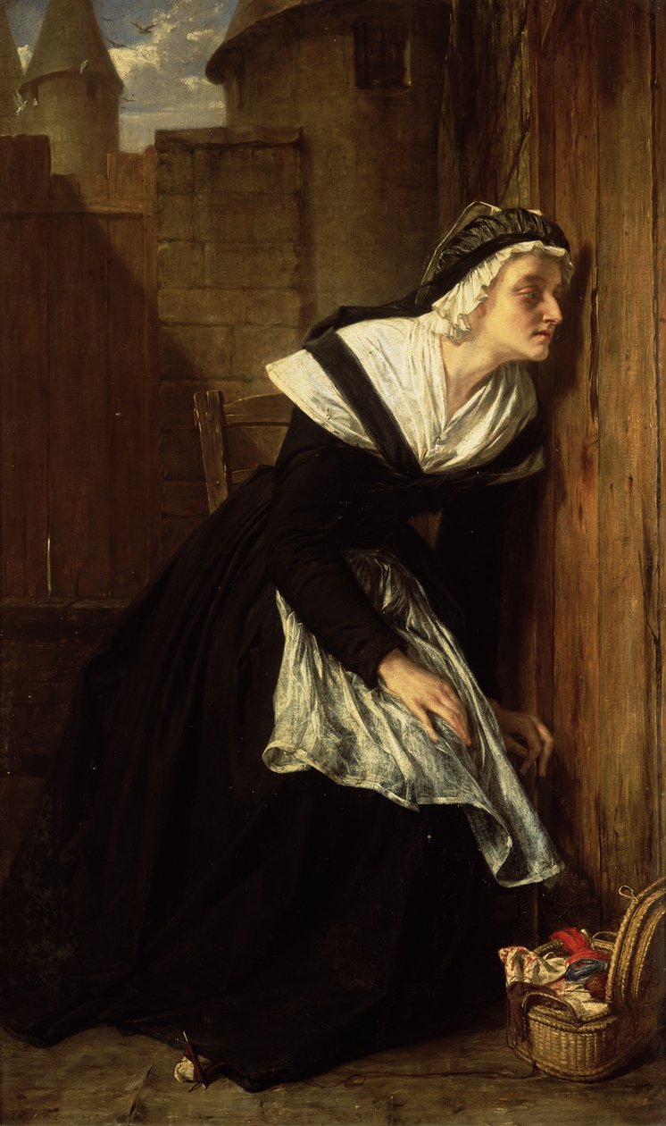 Marie Antoinette in the Prison of the Temple, 1861 by Alfred W. Elmore
