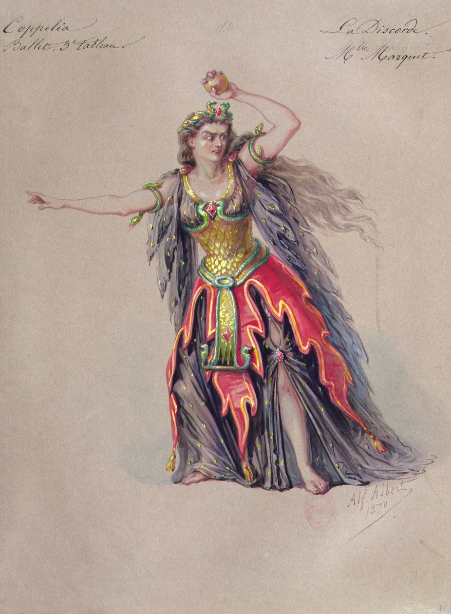 Costume Design for Discord in the Ballet 
