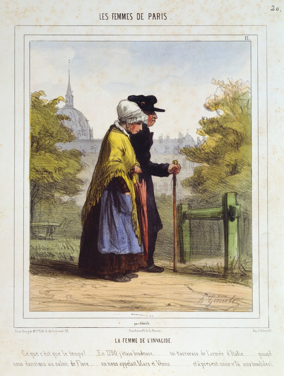 The Woman of the Invalides, from Les Femmes de Paris by Alfred Andre Geniole