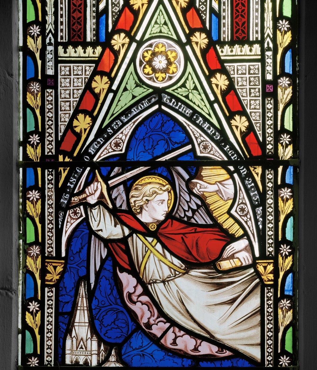 The Angel staying the sword at the Threshing Floor of Araunah