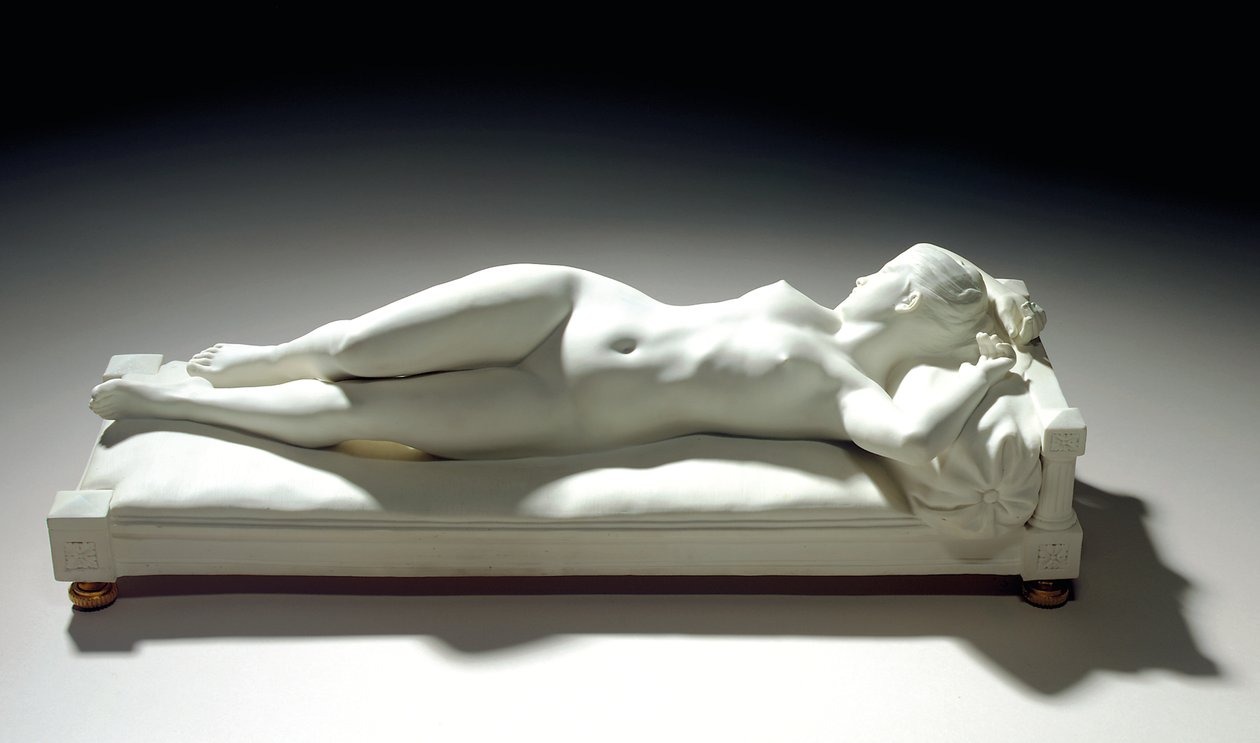 Sevres Biscuit Figure of a Recumbent Nude, 