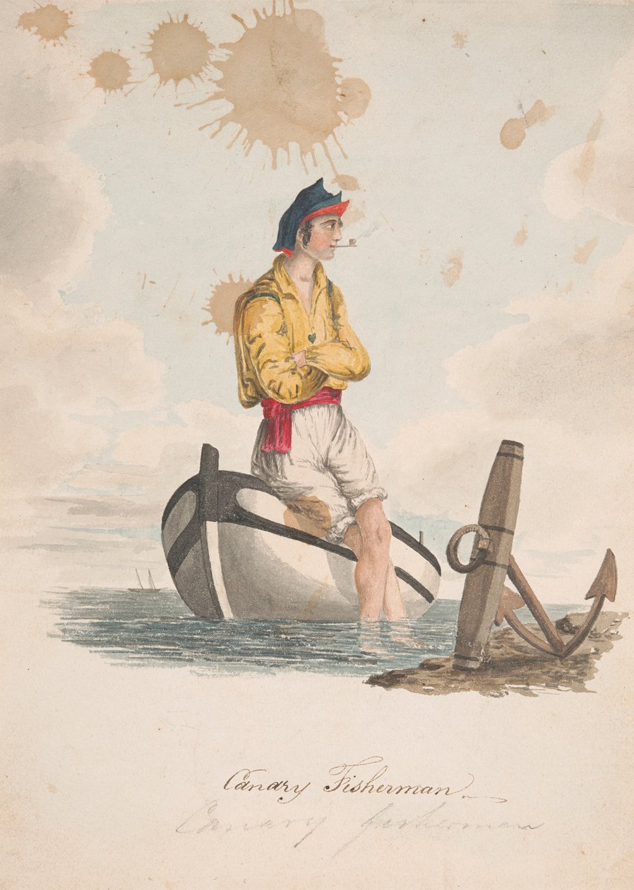 Canary Fisherman by Alfred Diston: Buy fine art print
