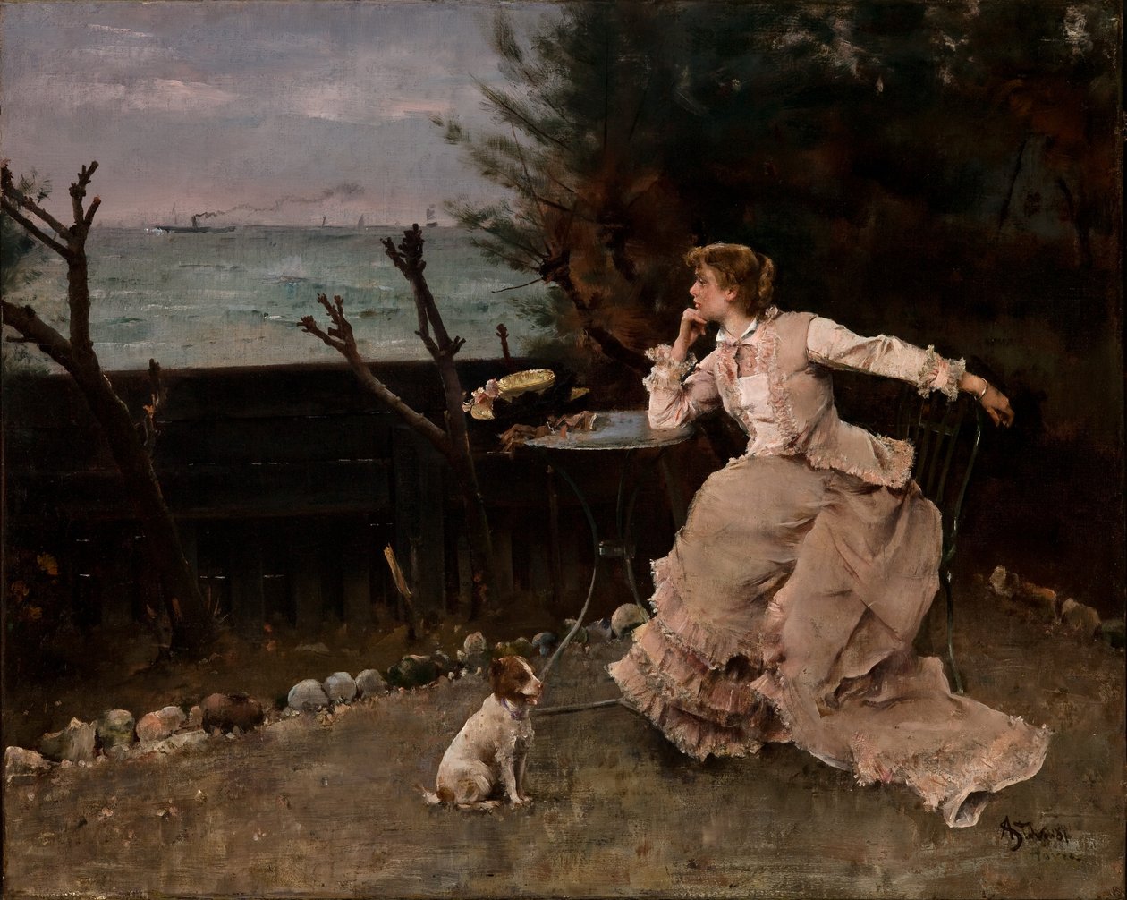 In Deep Thought by Alfred Emile Stevens