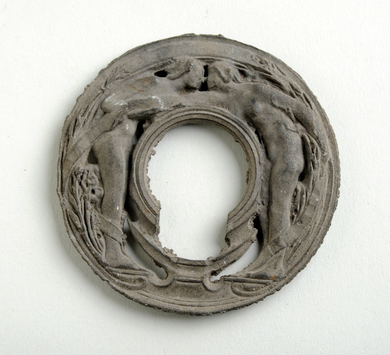 Maquette for a Pendant with an Arabesque Escutcheon (bronzed plaster) by Alfred Gilbert