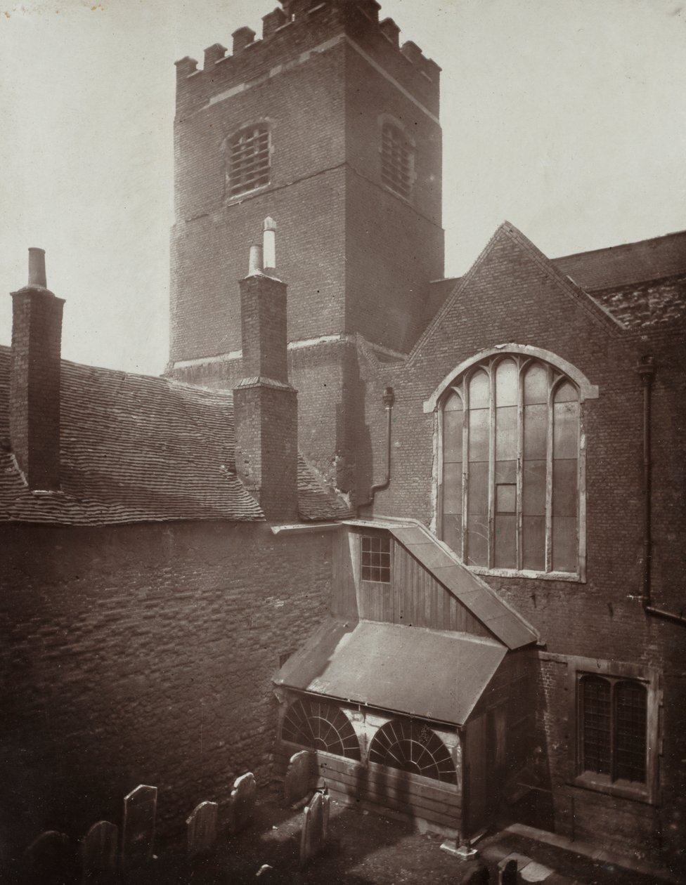 St. Bartholomews: The Green Churchyard on the Site of the Old South Transept by Alfred H. Bool