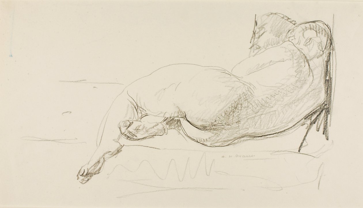 Reclining Nude by Alfred H. Maurer
