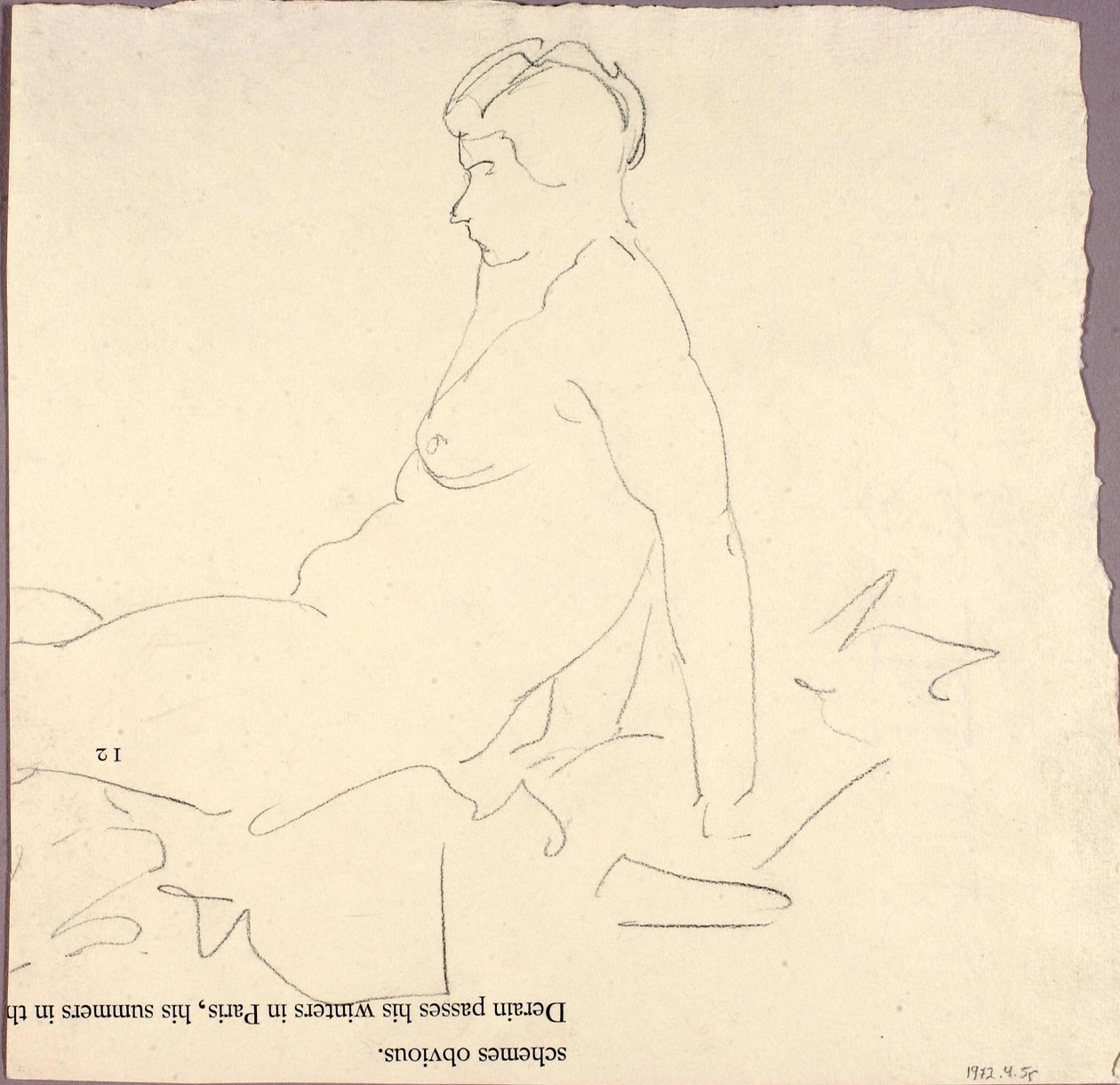 Reclining Nude by Alfred H. Maurer