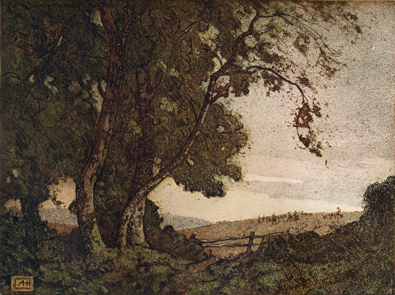 The Drooping Ash by Alfred Hartley