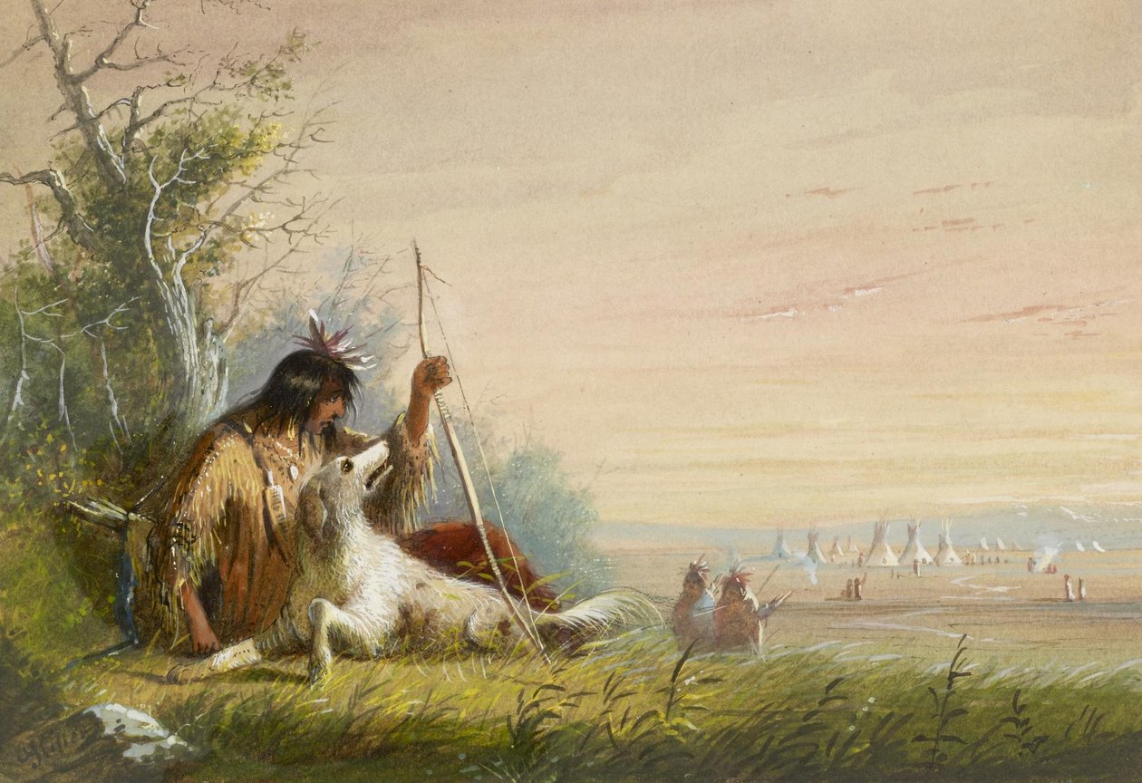 Indian Runner by Alfred Jacob Miller