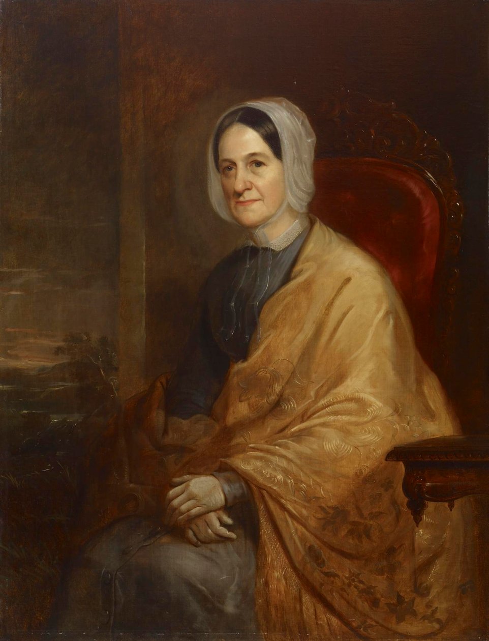 Mrs. Jesse Hare (Catherine H. Welch) by Alfred Jacob Miller