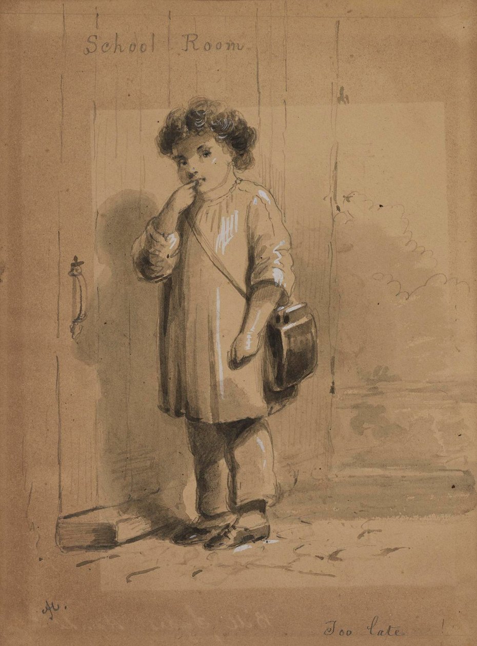 School Room by Alfred Jacob Miller