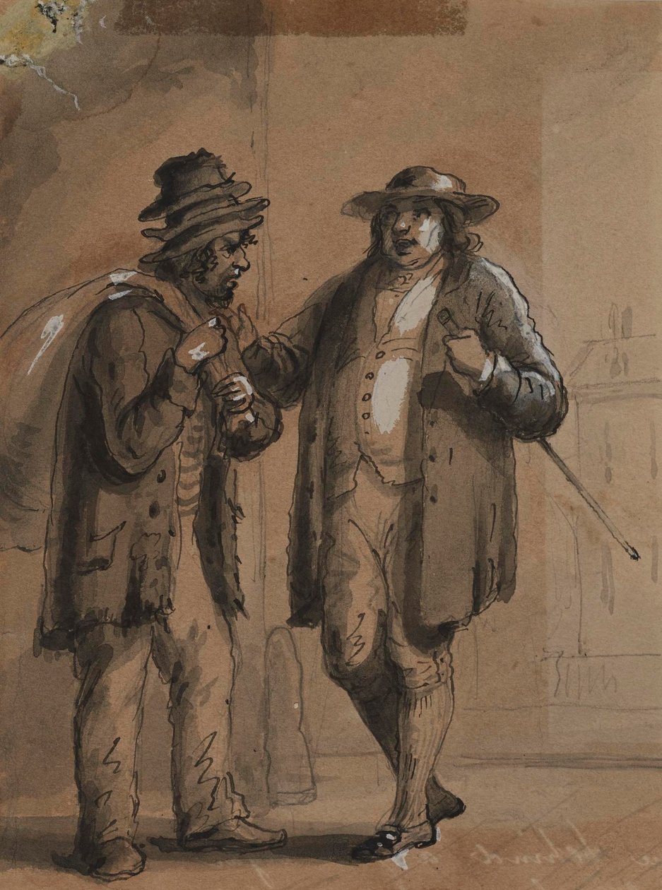 The Old Clothes Vendor by Alfred Jacob Miller
