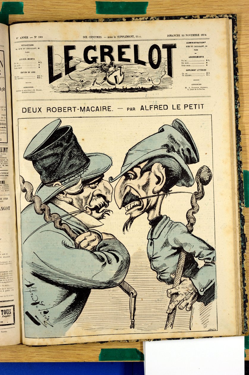 Cover of Le Grelot, number 189, Satirical in Colors by Alfred Le Petit