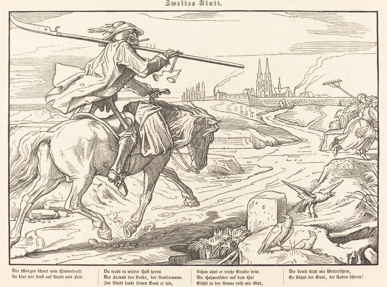 Another Dance of Death II by Alfred Rethel