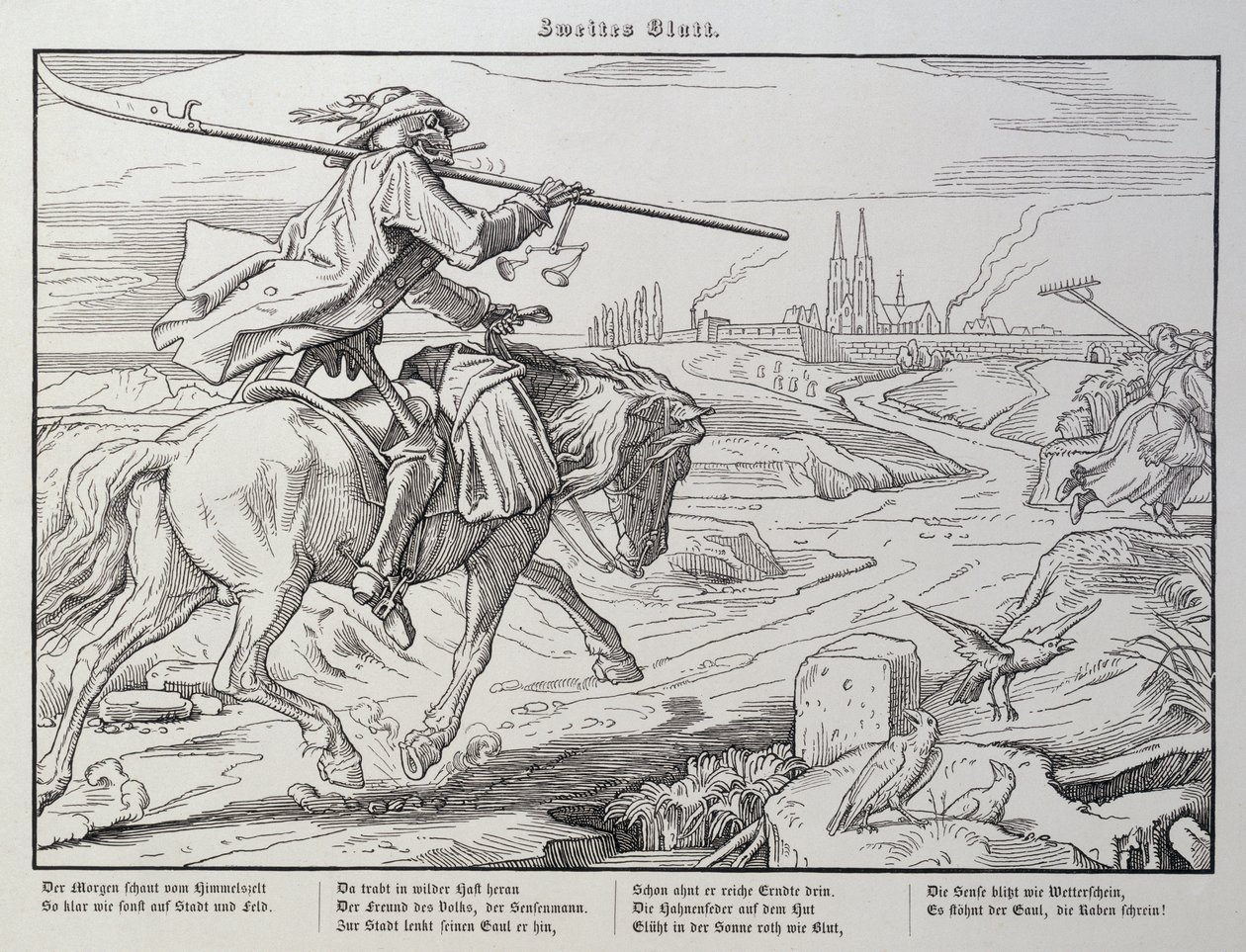 Death Rides to Town, plate 2 from 