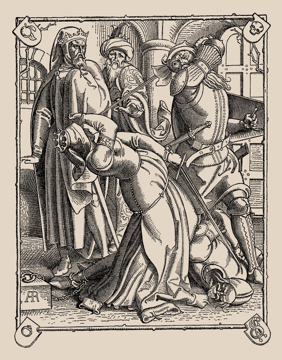 Die Nibelungen: How Gunther and Hagen and Kriemhild Were Slain by Alfred Rethel