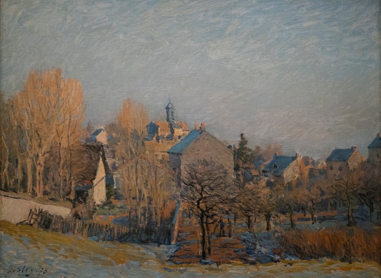 Frosty Morning in Louveciennes, 1873 by Alfred Sisley