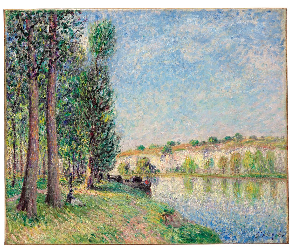 The Loing at Moret by Alfred Sisley: Buy fine art prints