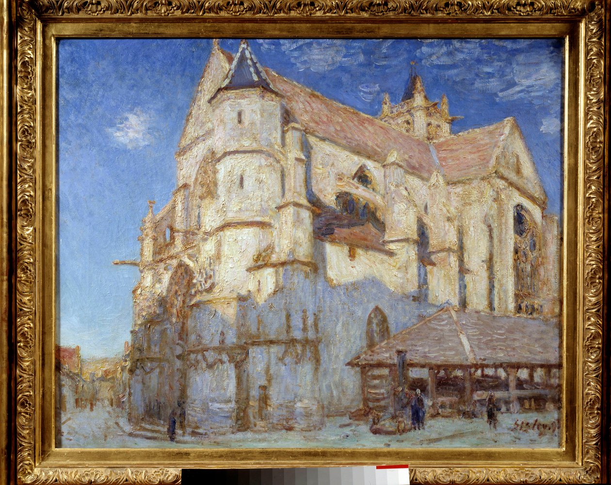 The Church of Moret by Alfred Sisley