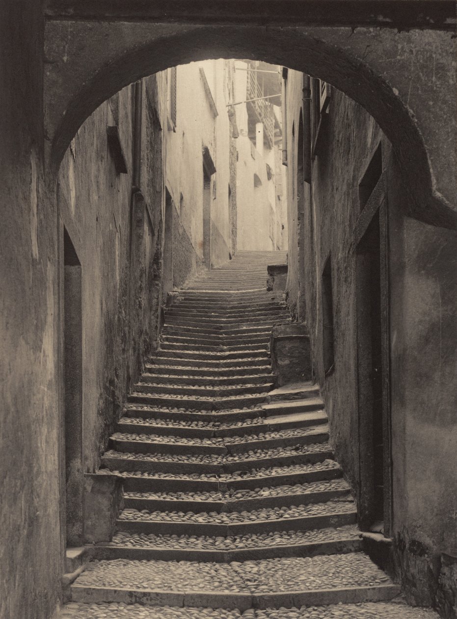 A Street in Bellagio by Alfred Stieglitz
