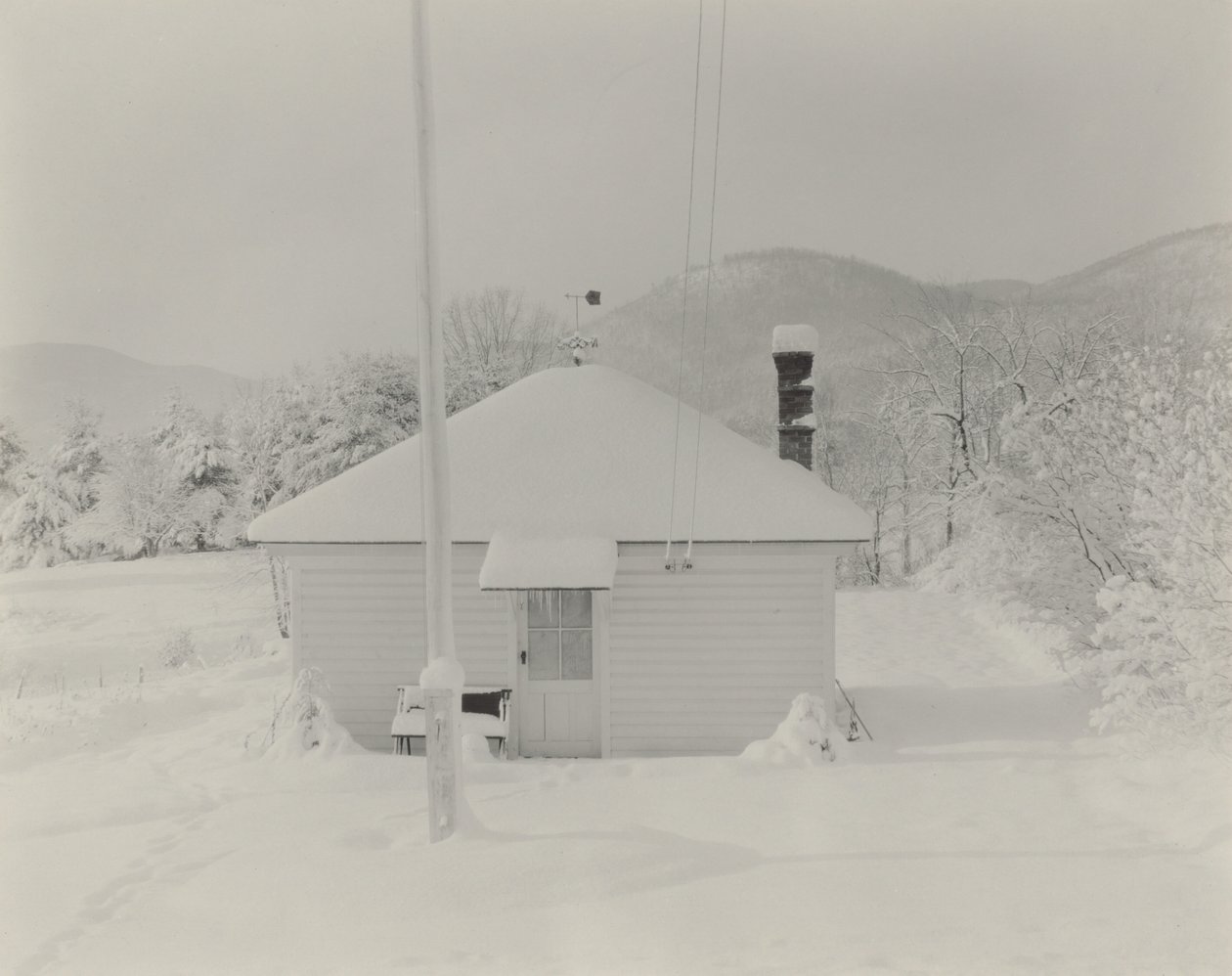 First Snow and the Little House by Alfred Stieglitz
