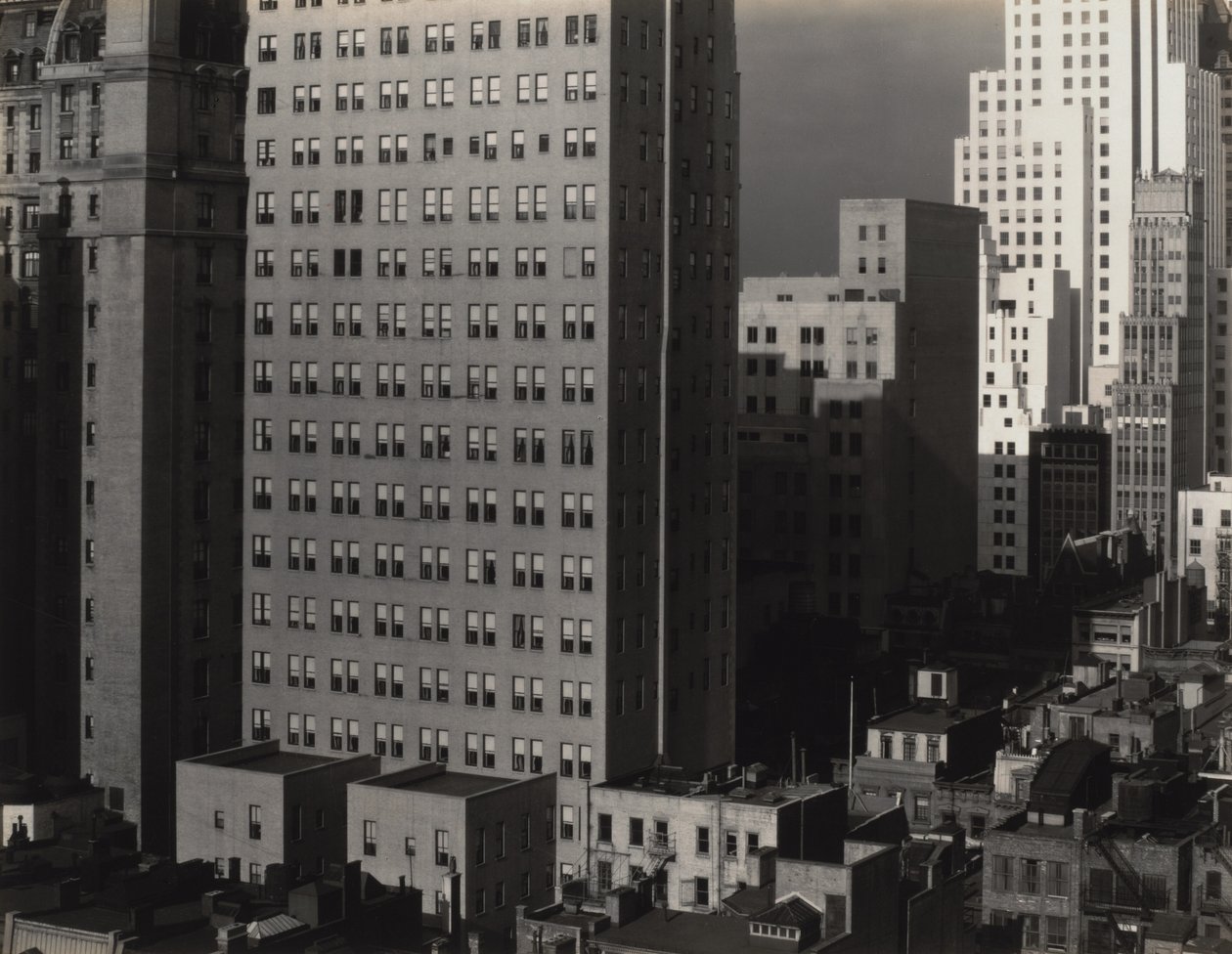 From My Window at An American Place, North by Alfred Stieglitz