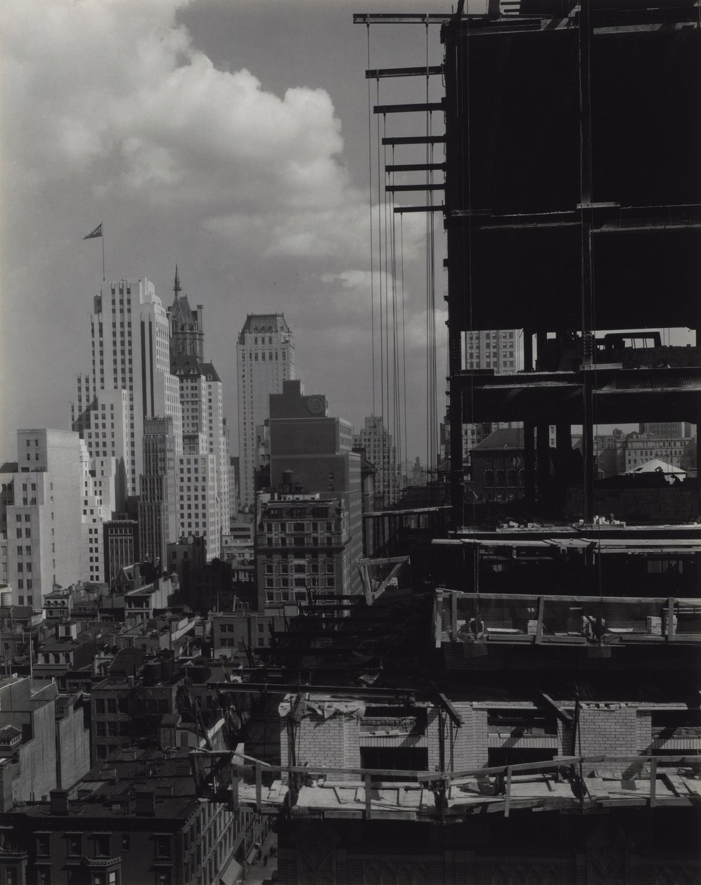 From My Window at An American Place, North by Alfred Stieglitz
