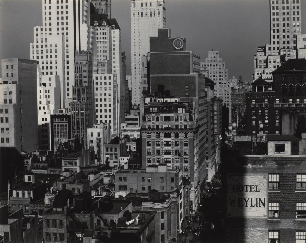 From My Window at An American Place, North by Alfred Stieglitz