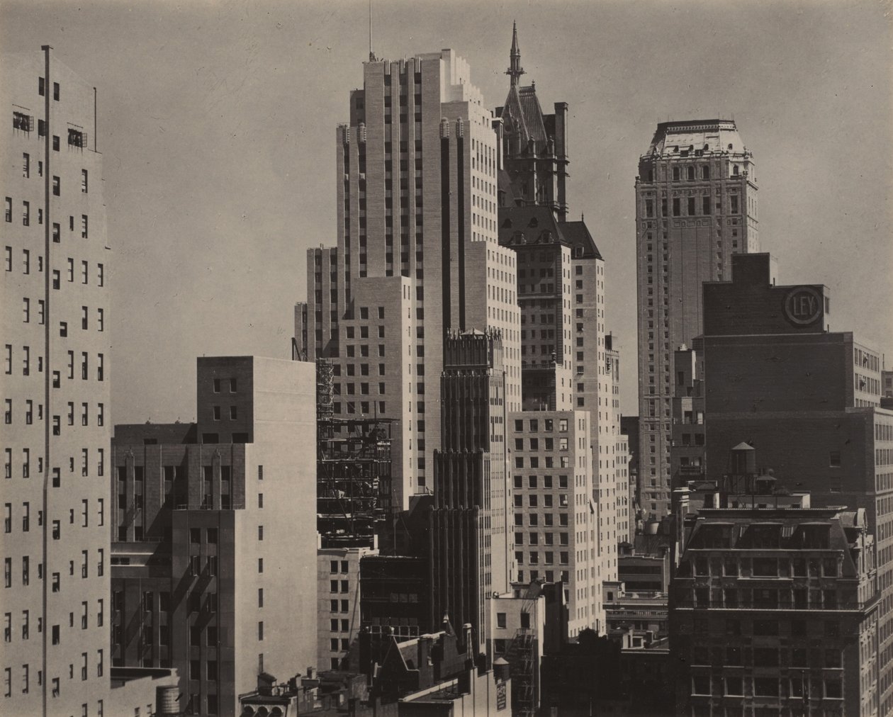 From My Window at An American Place, North by Alfred Stieglitz