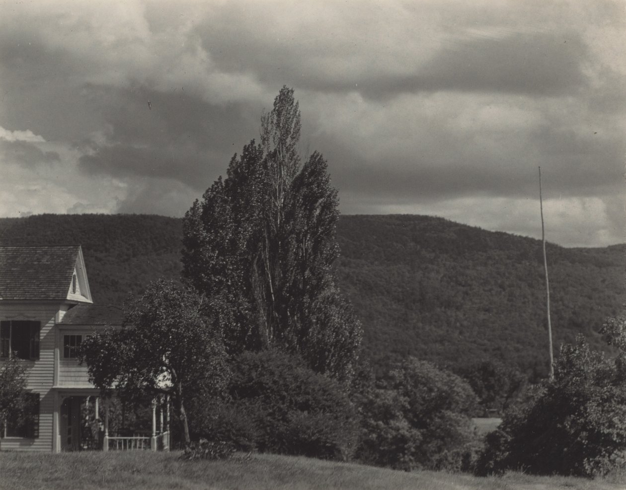 House and Trees, Lake George by Alfred Stieglitz